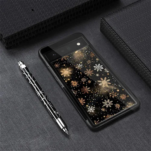 Vista 1177 de Compatible con Google Pixel 4A 5G Mobile Case Creative Acrylic Panel trasero Silicona Protección Grip especialmente diseñado para Google Pixel 4A 5G