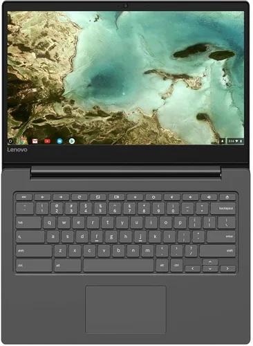 Vista 3 de Lenovo Chromebook - Laptop empresarial con pantalla HD de 14 pulgadas, MediaTek MT8173C, procesador de cuatro núcleos hasta 2.1 GHz, 4 GB LPDDR3, 32