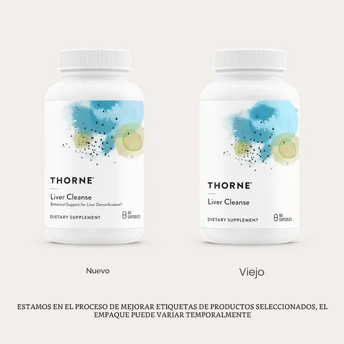 Vista 2 de Pastillas veganas Thorne Research para limpieza hepática, 60 píldoras, 1