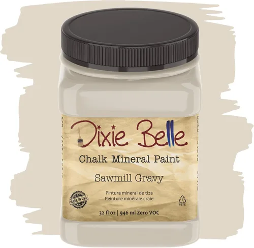 Vista 293 de Pintura para muebles con acabado de tiza Dixie Belle Paint Company - Amatista (4oz) - Pintura mineral de tiza chic púrpura profundo mate