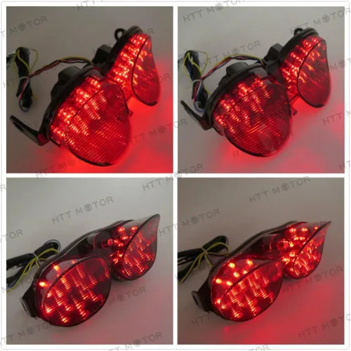 Vista 5 de MT177 - Nuevo Faro Trasero Led Ahumado Compatible con Yzf R6 Yzfr6 01 02 2001-2002