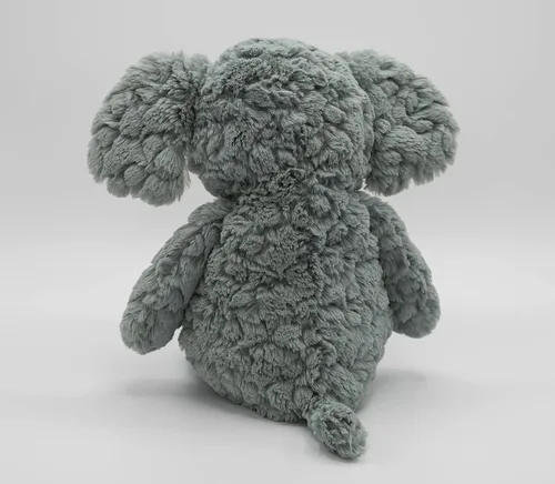 Vista 4 de Mary Meyer - Peluche de juguete suave de animal Elefante azul pizarra