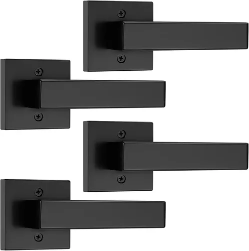 Vista 29 de Probrico - 1 manija inactiva dorada para puerta, moderna, para armario, resistente, para interior, sin giro, reversible para lado derecho e izquierdo