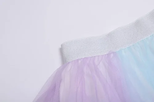 Vista 8 de LX7 Vestido de ballet de princesa multicolor con falda tutú para niña pequeña
