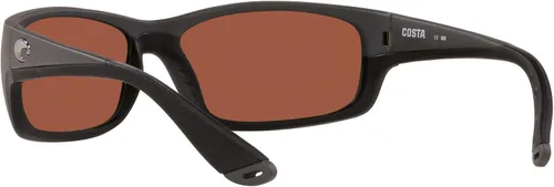 Vista 6 de Costa Del Mar Gafas de sol rectangulares Jose para hombre Marco negroámbar 580p