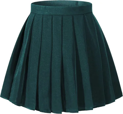 Vista 19 de Faldas plisadas a cuadros de cintura alta para mujeres y niñas, talla grande, uniforme escolar, mini disfraces de cosplay