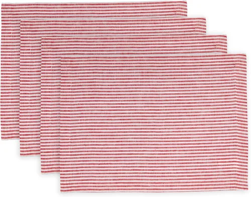 Vista 17 de Solino Home Juego de 4 manteles individuales de lino de 100 % lino puro, 14 x 19 pulgadas para primavera, verano, día de la madre, color aguacate