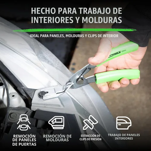 Vista 5 de OEMTOOLS 25930 Alicates de clip para panel y recorte, herramienta de extracción de sujetadores automotrices