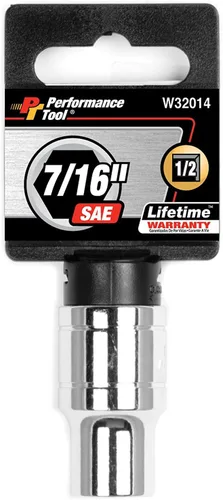 Vista 24 de Performance Tool W32334 1/2 Drive 1-1/16 6Point Deep Wall Socket, 1 paquete