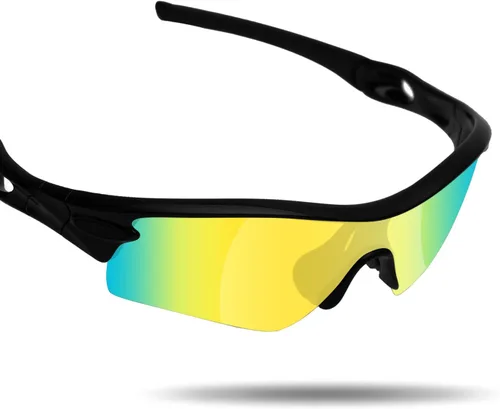 Vista 3 de Lentes de repuesto polarizadas anti-agua salada para Oakley Radar Path, 2 pares embalados
