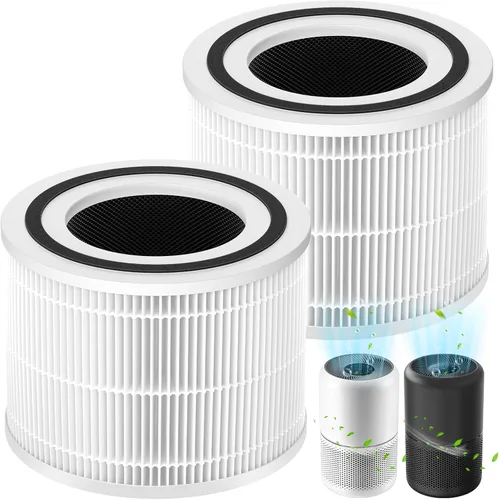 Vista 11 de Filtro HEPA Core P350 para purificador de aire LEVOIT Core P350 Core 300 Core 300S, filtro HEPA 3 en 1 y carbón activado con fórmula ARC, repuesto