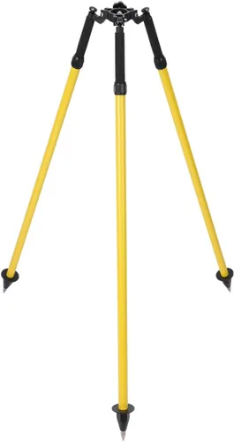 Vista 9 de Trípode Bípode de Liberación con Pulgar para Topografía, Trípode Bípode de Aluminio para Postes Prismáticos o Postes GPS de Estación Total GPS GNSS