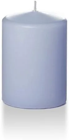 Vista 113 de Yummi - Velas redondas de pilar blancas de 3 pulgadas x 4 pulgadas, 3 por paquete