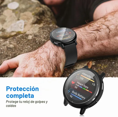 Vista 6 de AR01 Funda para reloj inteligente, compatible con Aeac Smart Watch, Lamshaw TPU con protector de pantalla compatible con Aeac AR01 Smart Watch Case