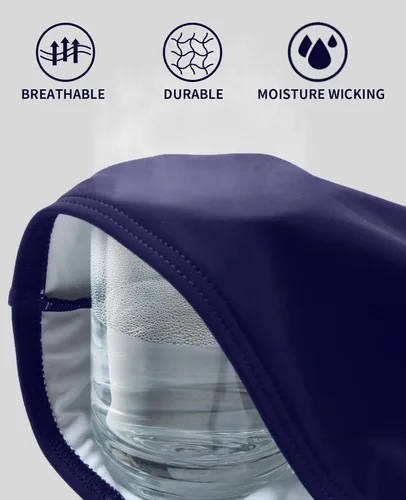 Vista 5 de beautyin Traje de baño de una pieza con cremallera frontal para mujer, traje de baño atlético con espalda cruzada