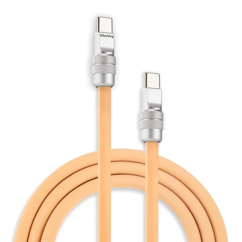 Vista 27 de chubbycable Chubby 2.0 USB C 240W Cable de carga rápida de silicona suave y duradero, cable de carga extra grueso compatible con iPhone 17-15 Series