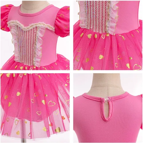 Vista 226 de Disfraz de princesa de Belle Sofía Blancanieves para niñas pequeñas, disfraz de princesa, Navidad, Halloween, mameluco con diadema