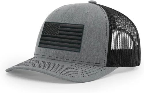 Vista 327 de Joe's USA Richardson 112 - Gorras de camionero con parche gráfico personalizado - Gorras estructuradas de cinco y seis paneles Richardson Premium