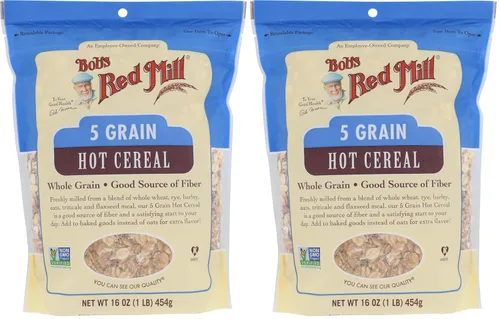 Vista 4 de Bob's Red Mill Cereal caliente enrollado de 5 granos, 16 onzas (caja de 4)