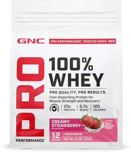 Vista 16 de GNC Pro Performance 100% Proteína de Suero en Polvo 2.0, Absorción Rápida para Fuerza Muscular y Recuperación, Chocolate, 25 Porciones