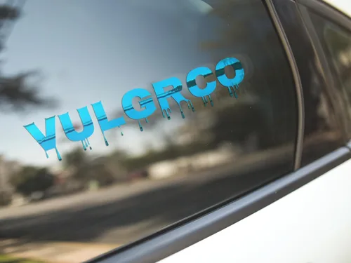 Vista 4 de VulgrCo Design Your Own Custom Vinyl Decal Sticker Letters Initials Monogram Car Window Cup Gift License Plate Personalized Sign DIY - Chrome