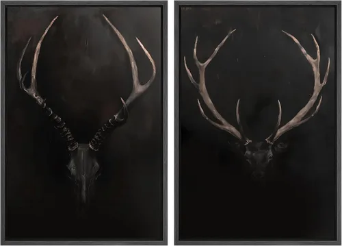 Vista 52 de SIGNWIN Lienzo enmarcado para pared, ilustraciones abstractas texturizadas en tonos beige terrosos, arte moderno, decorativo, contemporáneo