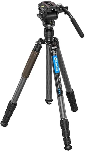 Vista 13 de Leofoto LX-224CT+XB-32Q Trípode de viaje, serie urbana, fibra de carbono, secciones de 4 patas, portátil y ligero, pierna reversible y columna