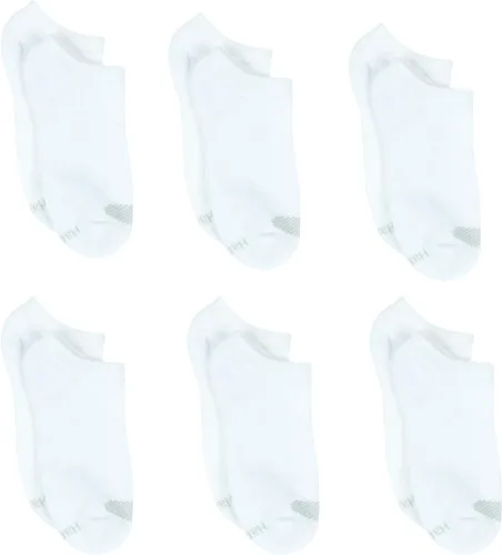 Vista 2 de Calcetines Hanes para mujer ligeros y transpirables paquete de 6 pares