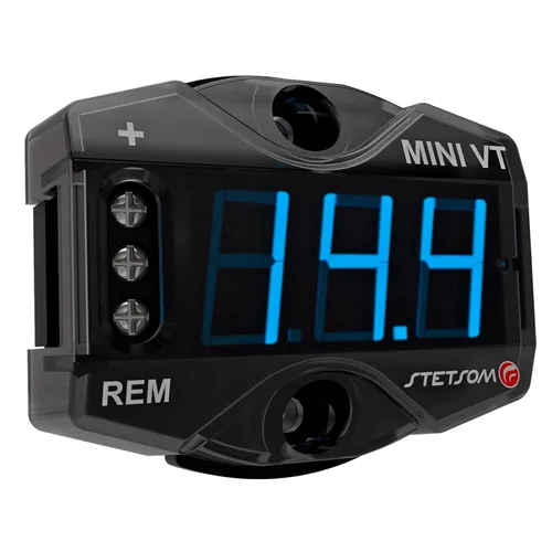 Vista 7 de Stetsom MiniVT - Voltímetro digital con pantalla LED azul de alta precisión, 7V~30V, medidor de voltaje de batería para automóviles, motocicletas