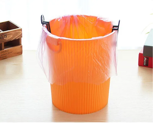 Vista 4 de RLECS 10 Uds. Práctica Bote De Basura Clip De Basura Cesta De Basura De Plástico PP Abrazadera De Bolsa De Basura 3.35x1.26 Pulgadas