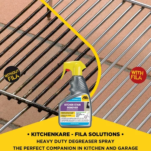 Vista 4 de FILA Surface Care Solutions, KITCHENKARE, limpiador desengrasante resistente para cocina, parrilla, horno, chimenea; limpiador de barbacoa