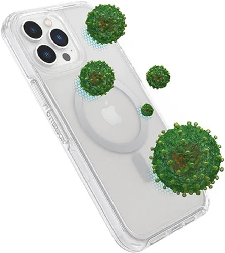 Vista 5 de OtterBox Funda para iPhone 13 Pro Max y iPhone 12 Pro Max Symmetry Series+ - Stardust, ultra elegante, se ajusta a MagSafe, bordes elevados