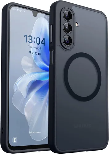 Vista 49 de CANSHN Funda diseñada para Samsung Galaxy A16-5G [protección completa de la cámara] [compatible con Magsafe] funda protectora trasera translúcida