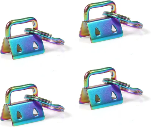 Vista 27 de SPEEDWOX Accesorios para llavero con anillo dividido, juego de correas para manualidades