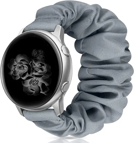 Vista 9 de Correas elásticas de repuesto para Samsung Galaxy Watch 4 5 Pro 6 7 Classic Galaxy Active 1 2 1.57 pulgadas y 1.732 pulgadas para mujer, Bla-S