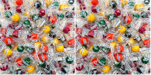 Vista 7 de Jawbreakers - Caramelos duros Bolsa de 1 libra – Aprox. 75 unidades Surtido con sabor a frutas Cereza, naranja, limón, lima, uva, caramelo