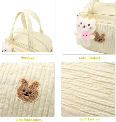 Vista 5 de C-Green Pañalera Tote - Bolsa de maternidad y viaje para mamá, bebé y cochecito - Bolsa de pañales