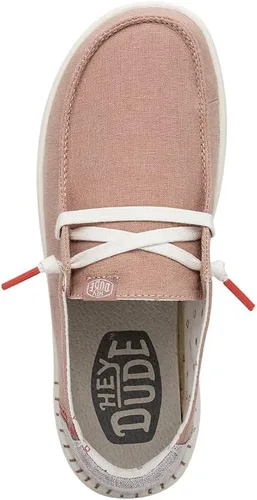 Vista 9 de Hey Dude Wendy Rise Peacock - Mocasines con cordones, para mujer, cómodos y ligeros