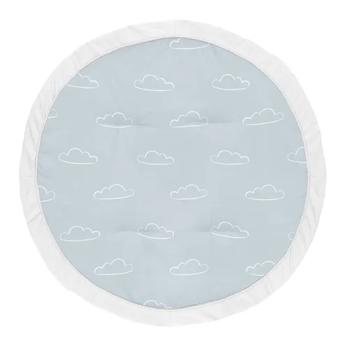 Vista 11 de Sweet Jojo Designs Tapete de juego deportivo para niño, tapete de juego para bebé, actividad de boca abajo, tapete de juego infantil para parque