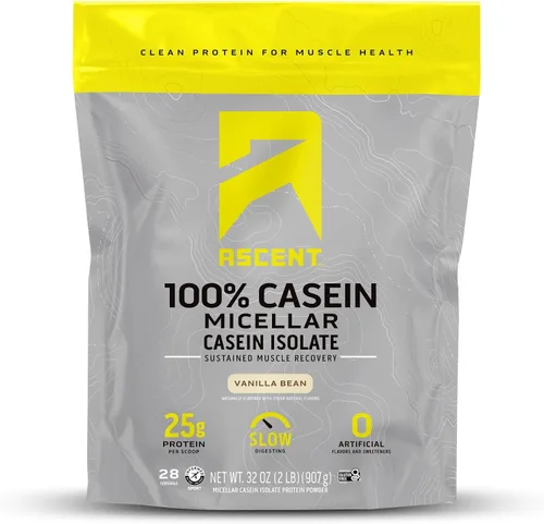 Vista 11 de Ascent Native Fuel Polvo de proteína de caseína micelar, 1