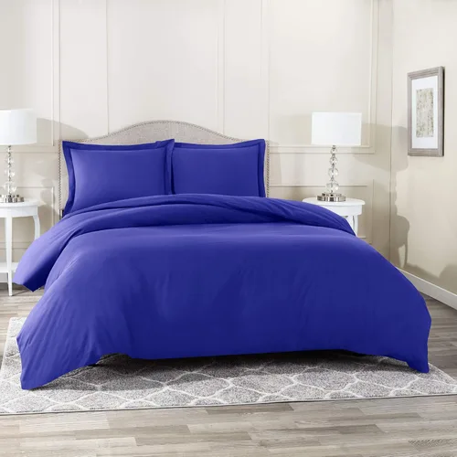 Vista 20 de Funda de edredón 100% algodón Pima puro, 1 pieza de 500 hilos, juego de ropa de cama suave y moderno de lujo, con cierre de botón