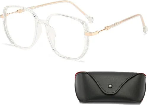 Vista 10 de Gafas de lectura bifocales, gafas de lectura de luz anti-azul portátiles de moda para mujer Negro