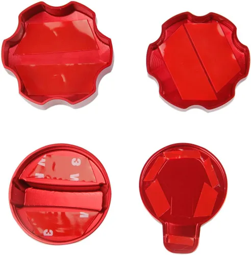 Vista 5 de Tapa de aceite de aleación de aluminio, tapa del radiador, cubierta del depósito de limpiaparabrisas y moldura para Chevrolet Corvette C7 2014-2019