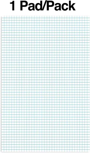 Vista 2 de Staples 814566 Graph Pad 11-Inch X 17-Inch Graph White 50 Sheets/Pad (18586)