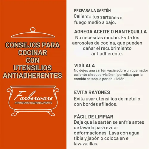 Vista 8 de Farberware Olla grande antiadherente apta para lavavajillas/sartén con asa auxiliar - aluminio, 6 cuartos, azul 2-Aguamarina