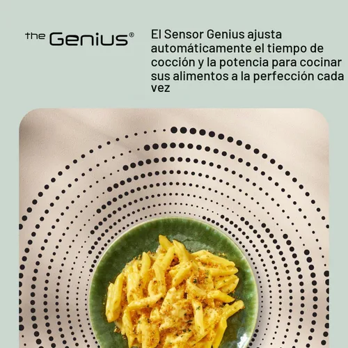 Vista 10 de Panasonic Horno de microondas, 1,3 pies cúbicos 1100W de encimera con sensor Genius de cocción y descongelamiento automático - NN-SD67LS
