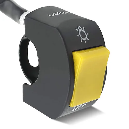 Vista 10 de 1 pieza de interruptor de luz de motocicleta con botón de encendido y apagado para manillar de palanca Mosleyz para motocicletas U5 U7 U2, scooter