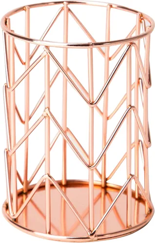 Vista 8 de U Brands Vena Collection - Vaso de alambre para lápices