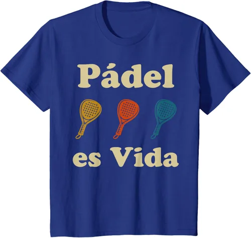 Vista 16 de Padel ES Vida Player Sport Life in Spanish En Espanol Men's T-Shirt