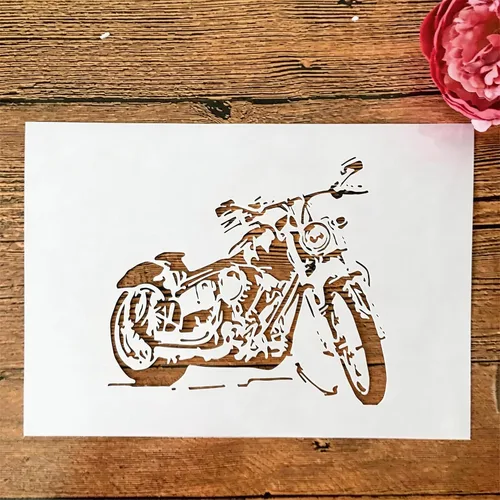 Vista 7 de TIAMECH Plantilla de alas reutilizables A4 para pintar, par de plantillas de capas de corazón de ala de ángel, arte de pared, muebles de madera
